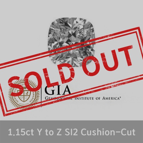 GIA 1 15ct Y TO Z SI2 VV Cushion-Cut