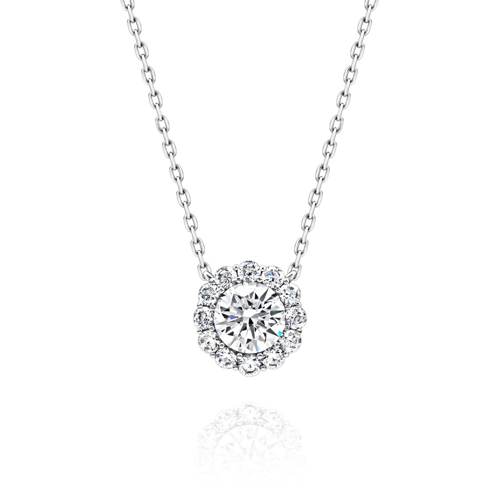 5부다이아몬드 일체형 양장 목걸이 여자친구 와이프 기념일 선물 - 달리 HNDN05729